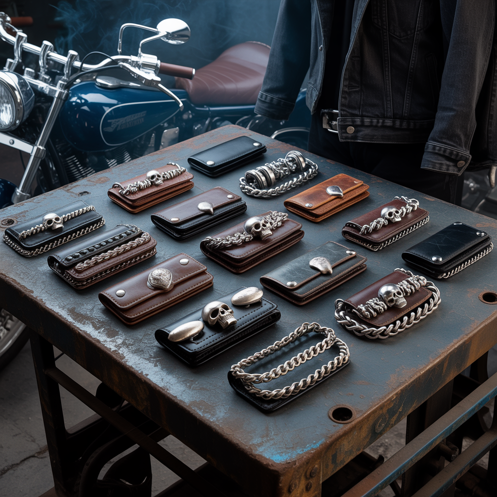 the 17 cool mens biker wallet chains of