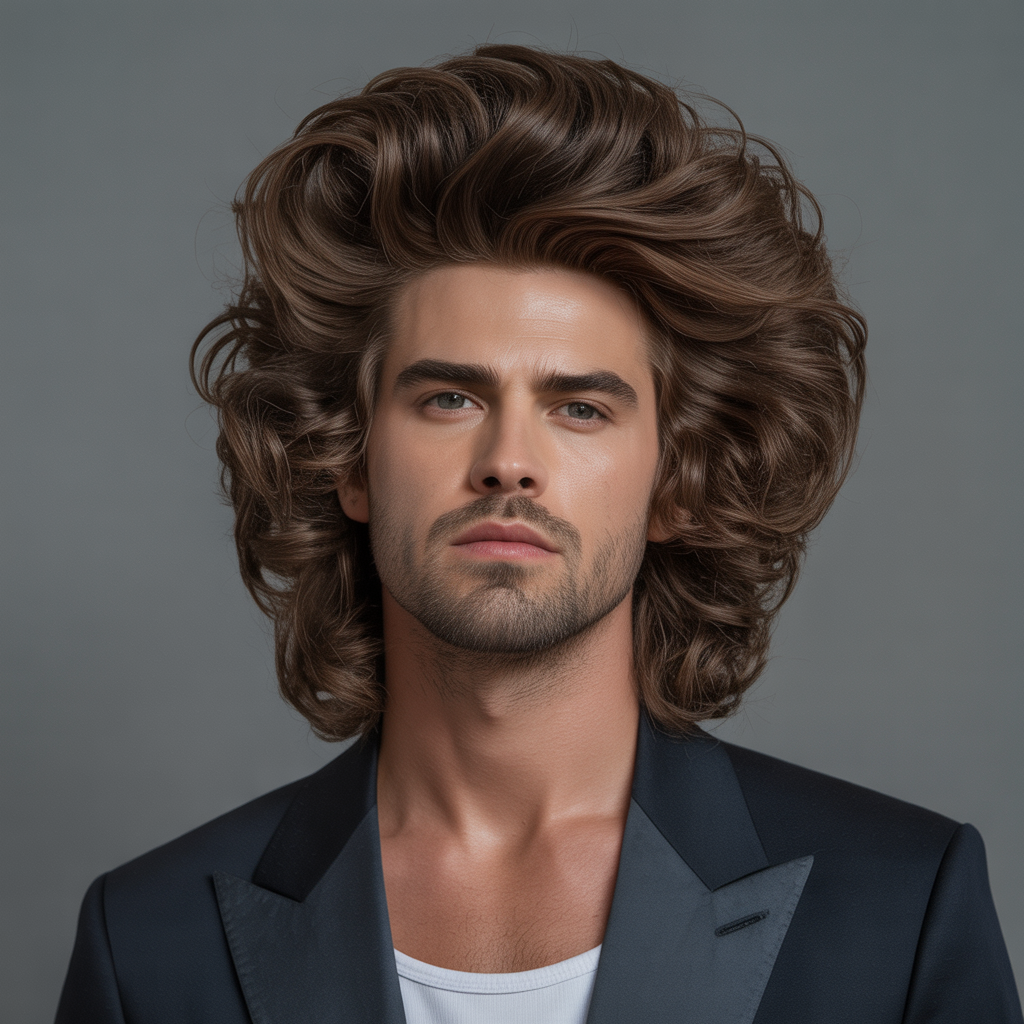 thick hair men