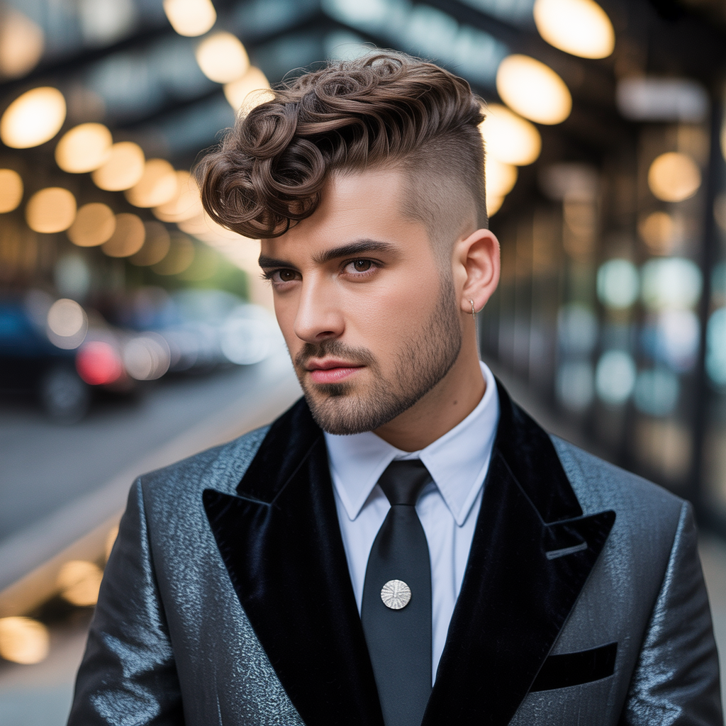 thick hair men