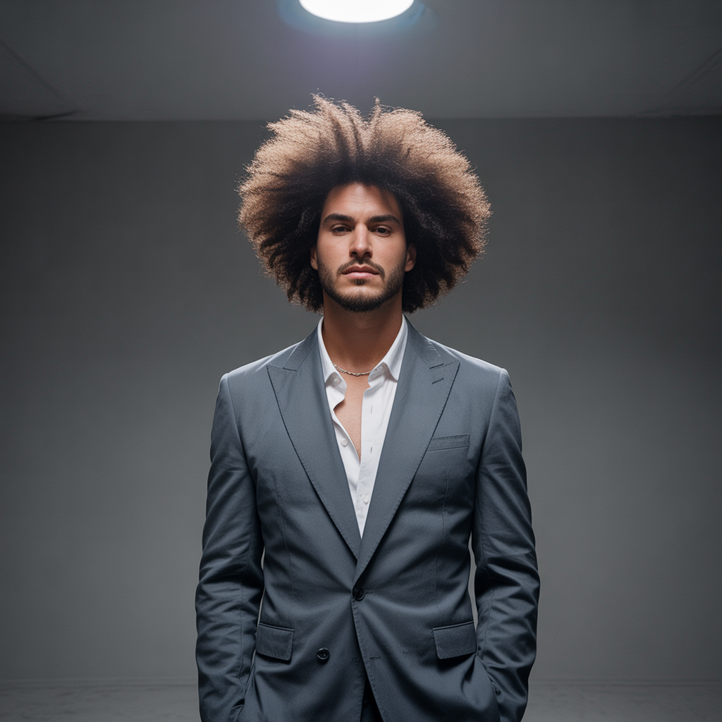 thick hair men