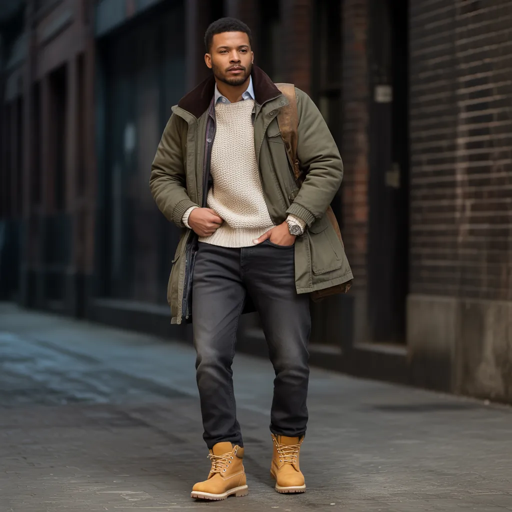 timbs outfit men