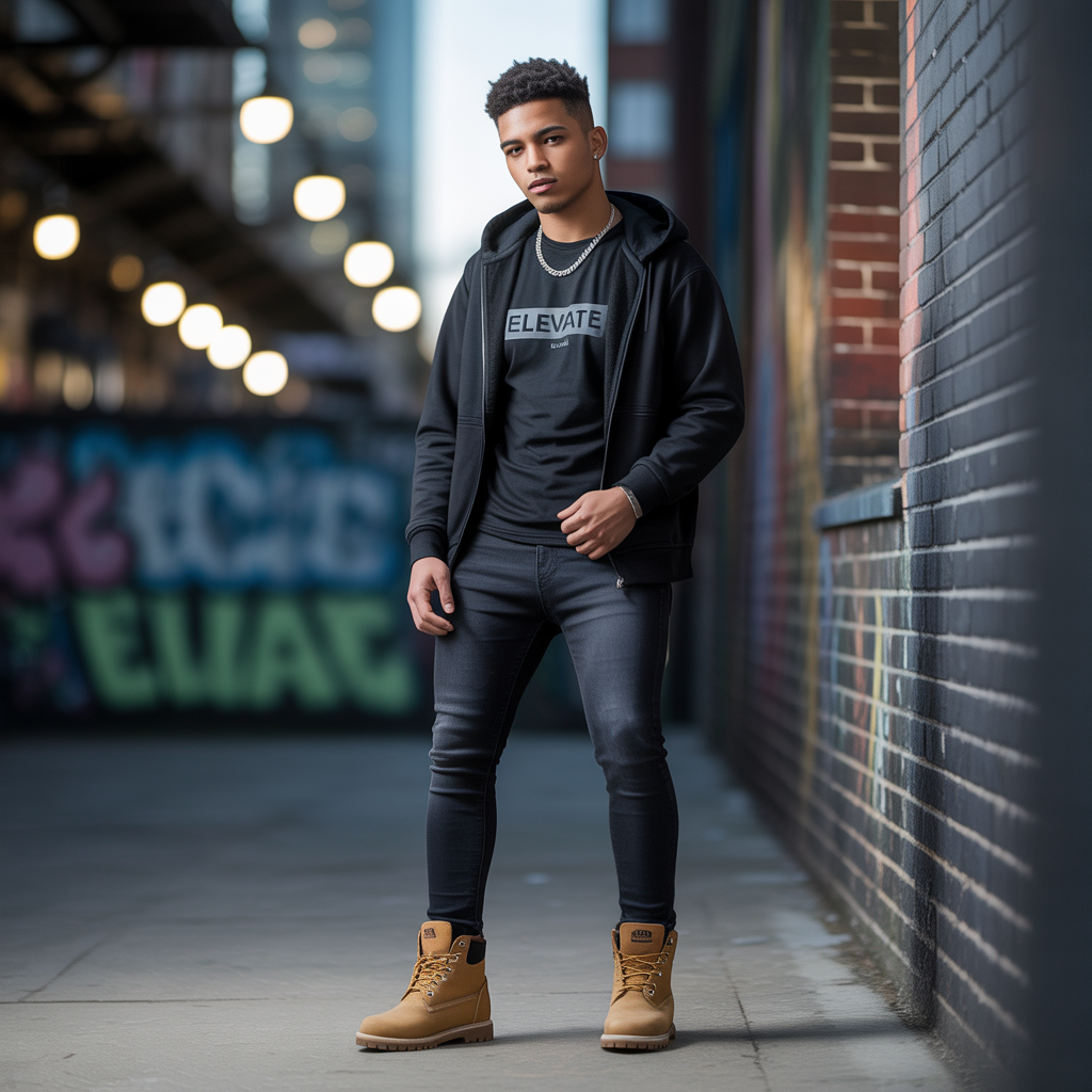 timbs outfit men