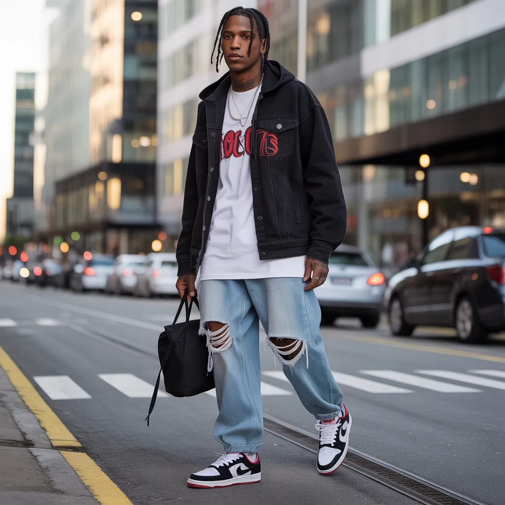 travis scott shoes outfit