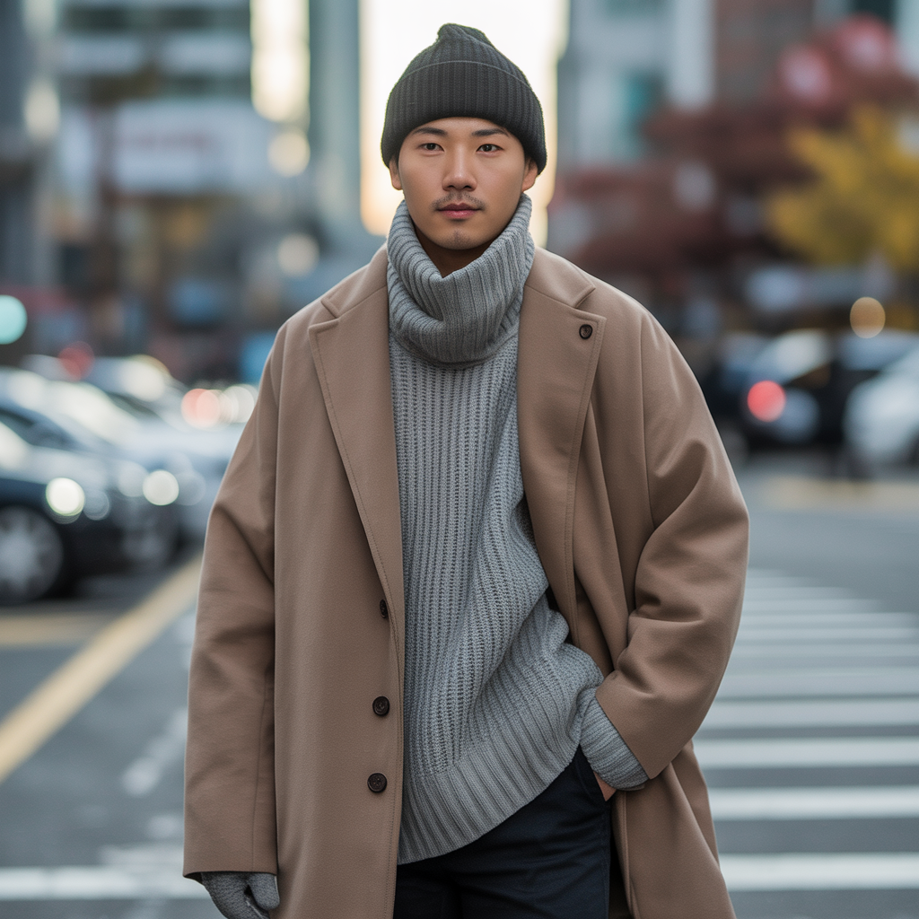 trending korean mens winter outfit ideas