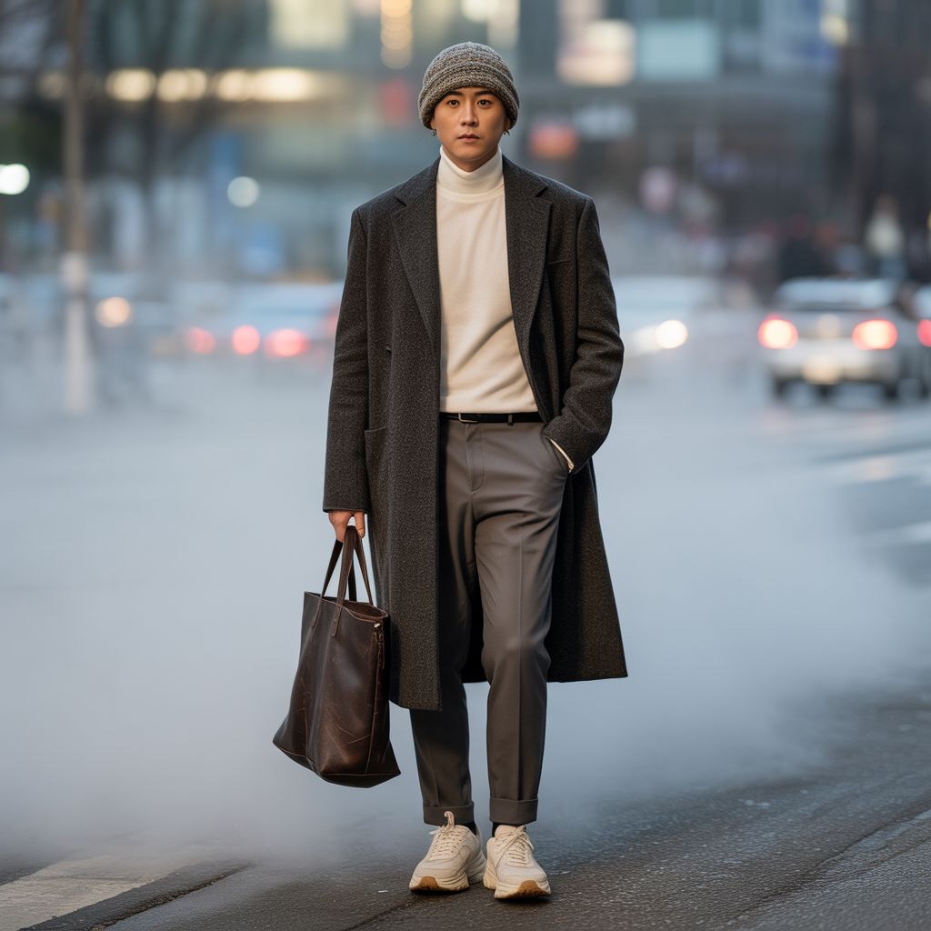 trending korean mens winter outfit ideas