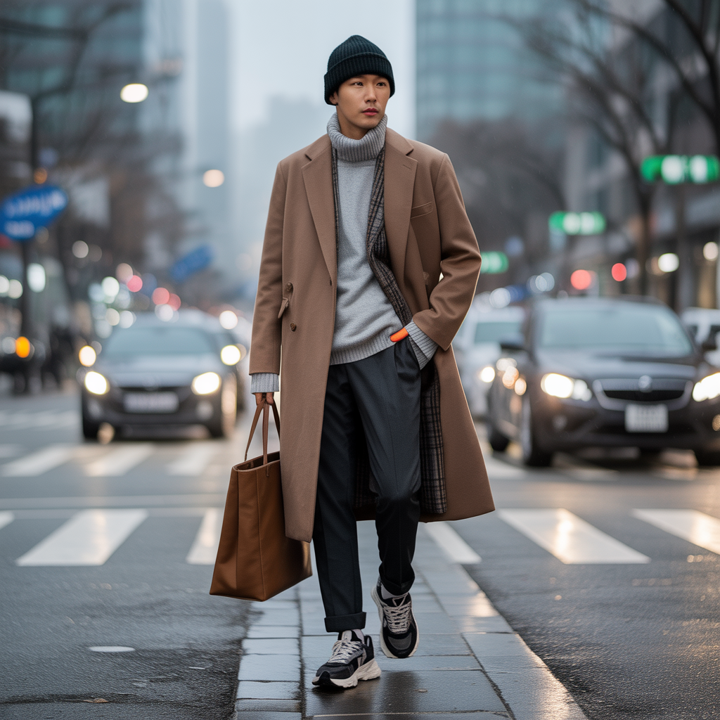 trending korean mens winter outfit ideas