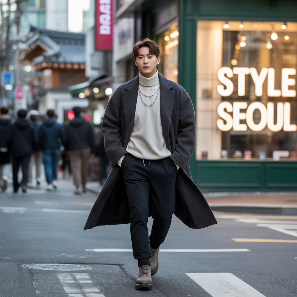 trending korean mens winter outfit ideas