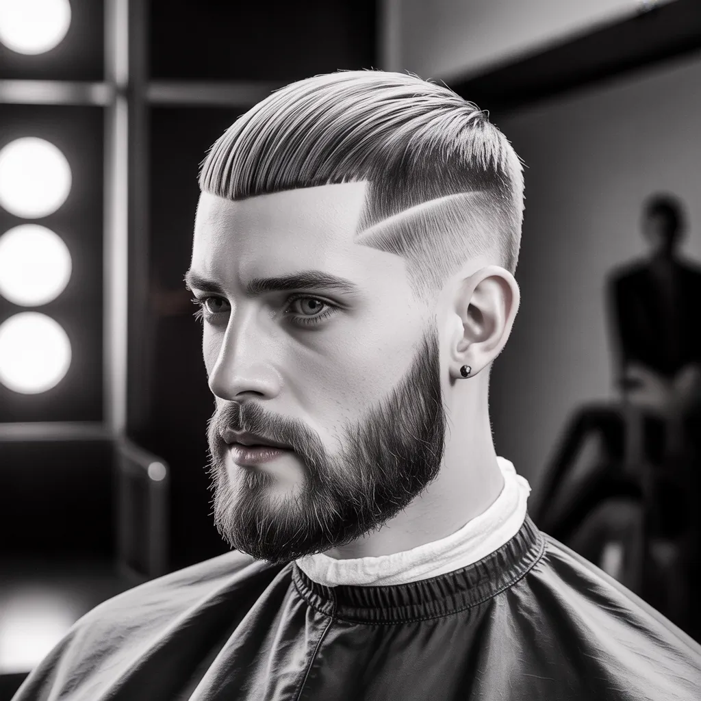 trendy buzzcut hairstyles for men