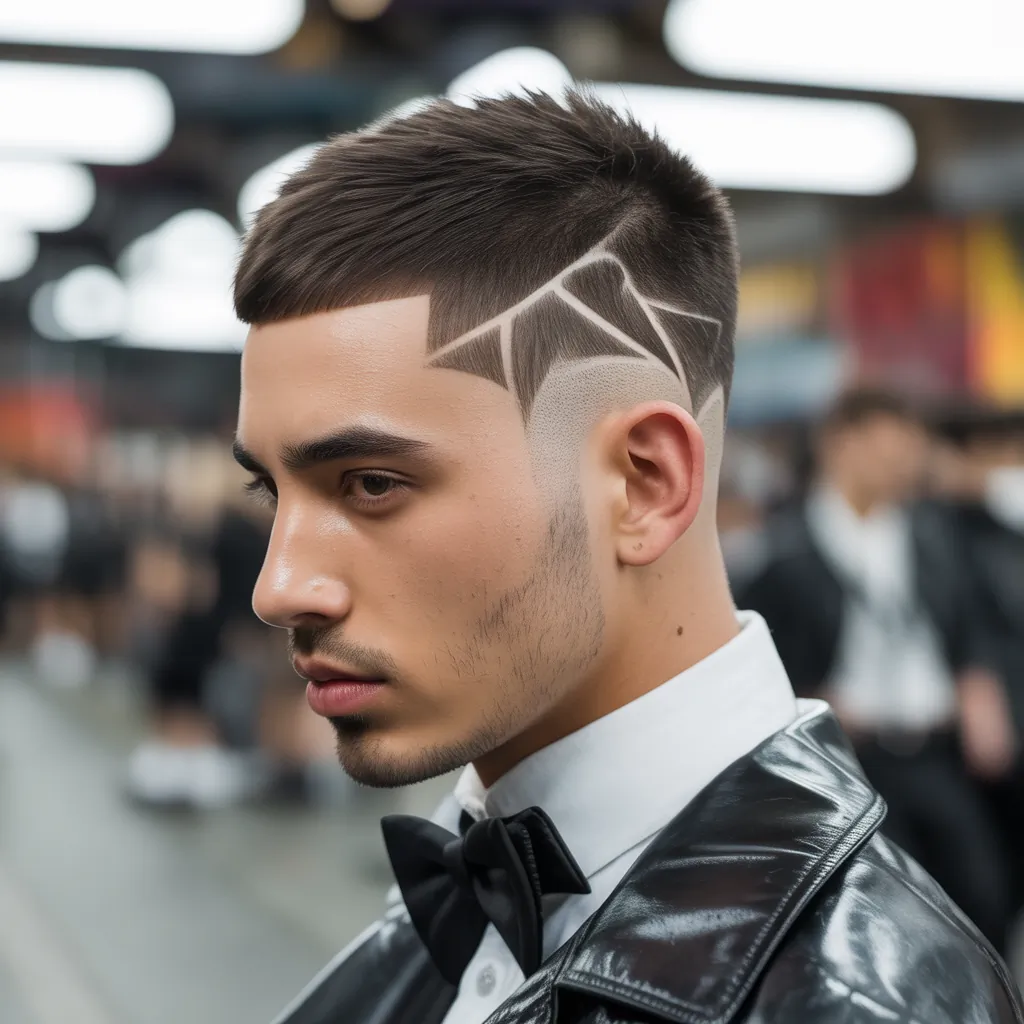 trendy buzzcut hairstyles for men