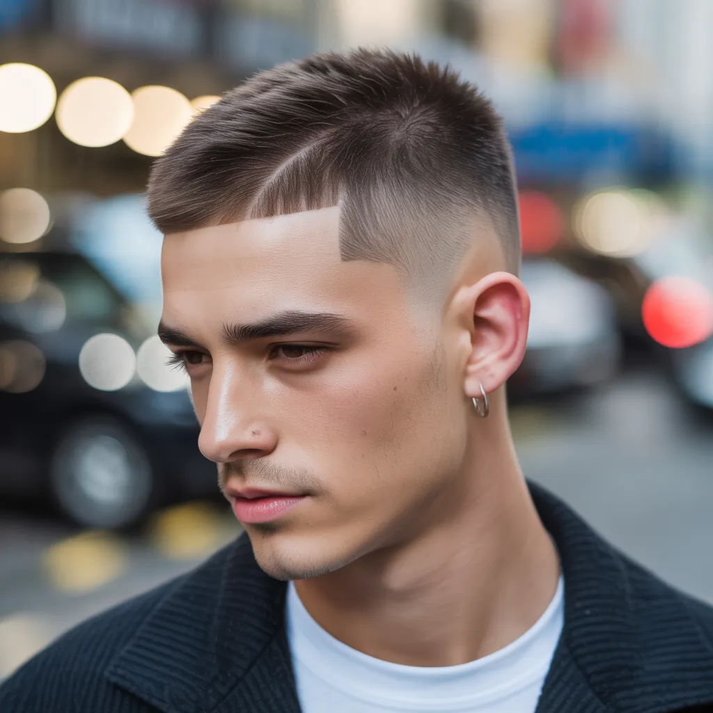 trendy buzzcut hairstyles for men