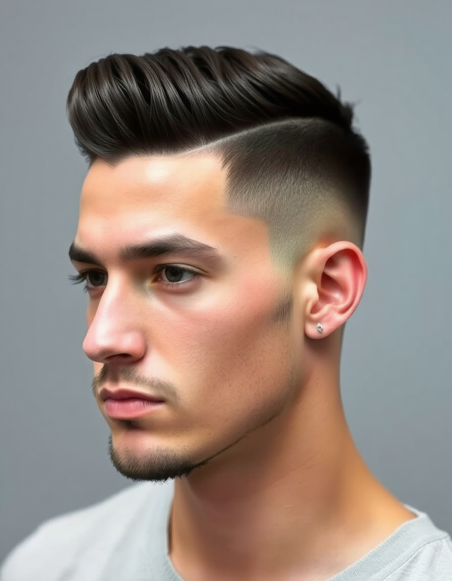 trendy buzzcut hairstyles for men