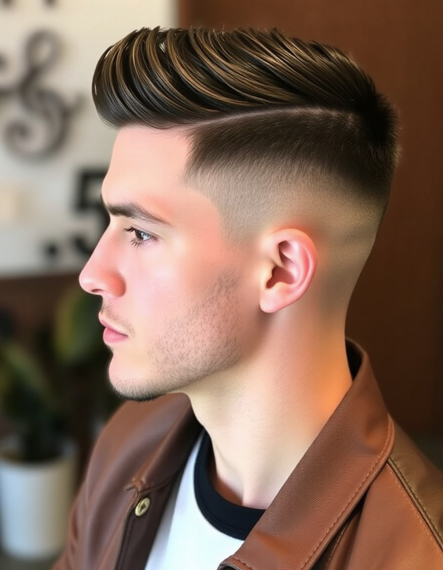 trendy buzzcut hairstyles for men