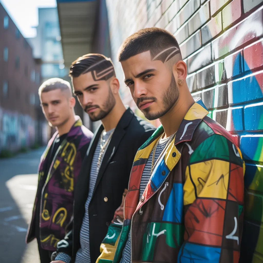 trendy buzzcut hairstyles for men