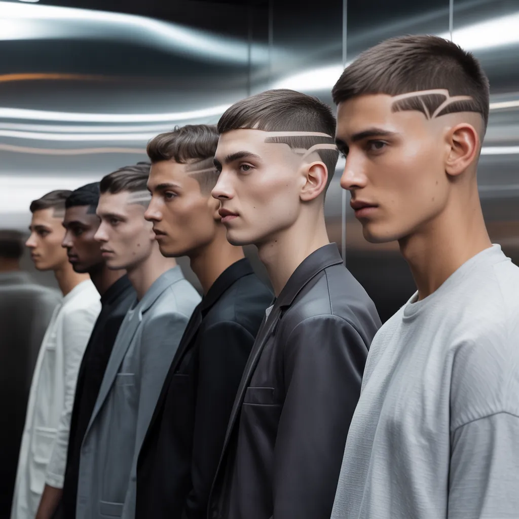 trendy buzzcut hairstyles for men