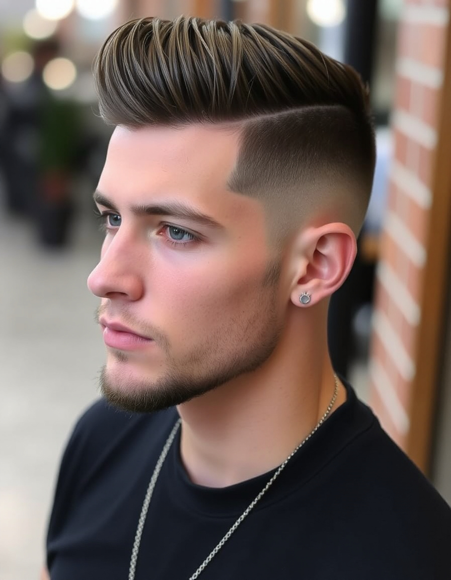 trendy buzzcut hairstyles for men