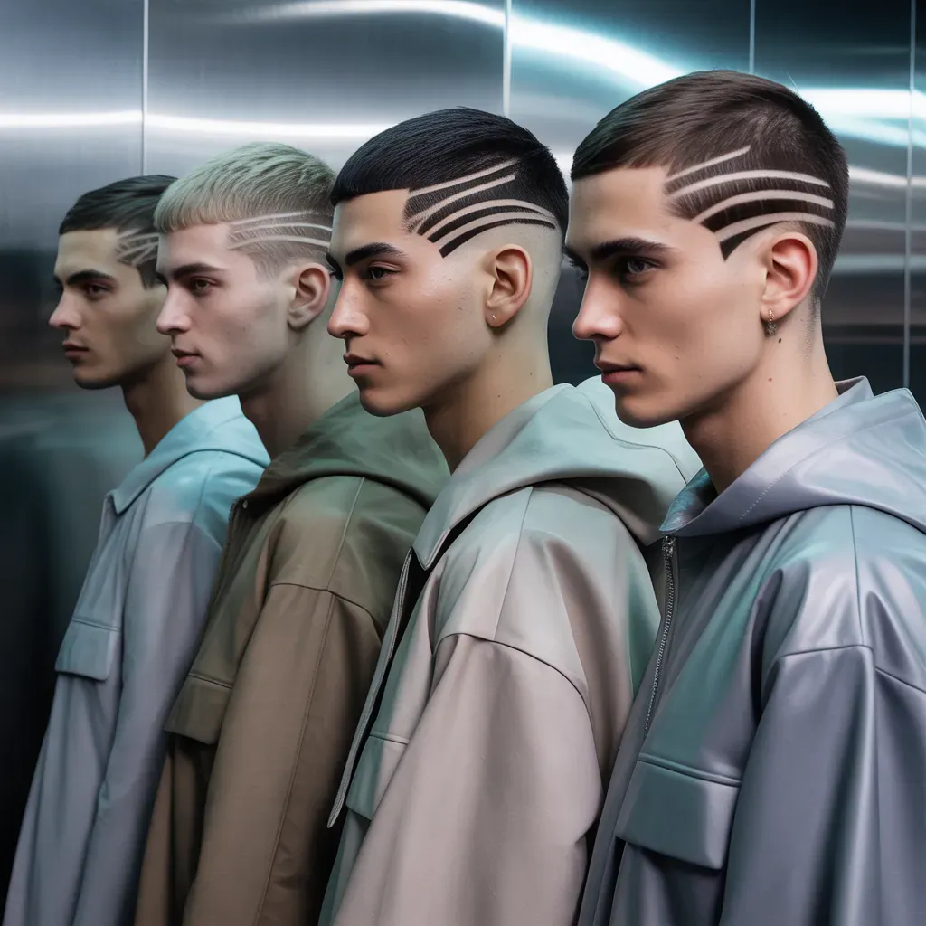 trendy buzzcut hairstyles for men