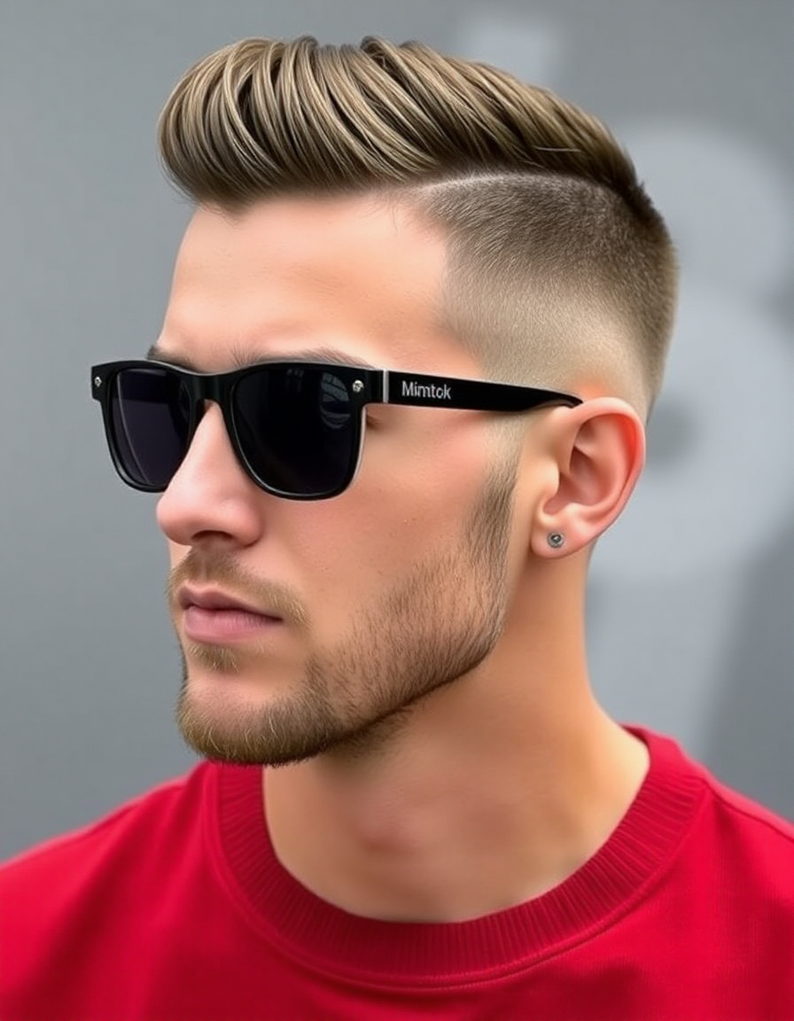 trendy buzzcut hairstyles for men