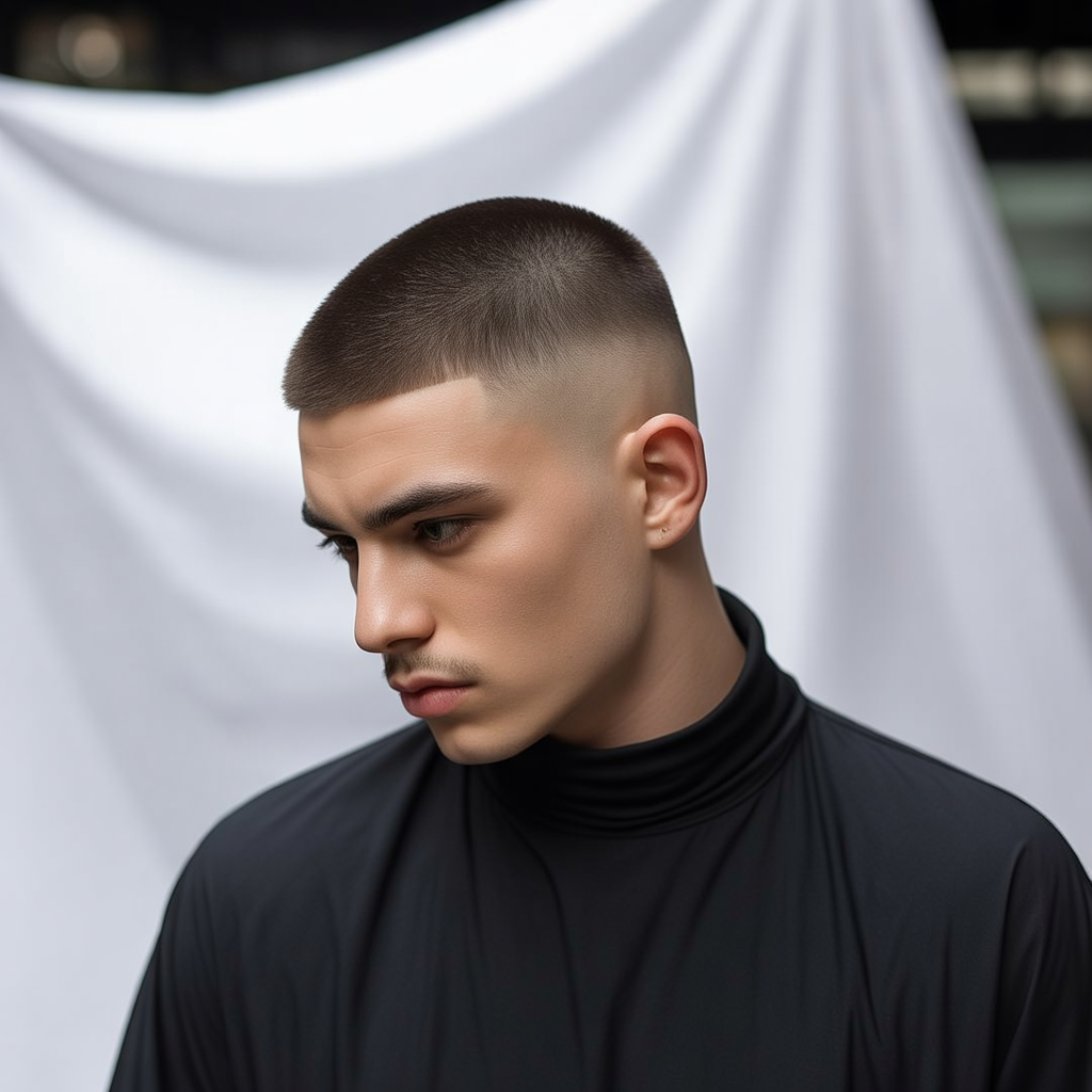 trendy buzzcut hairstyles for men