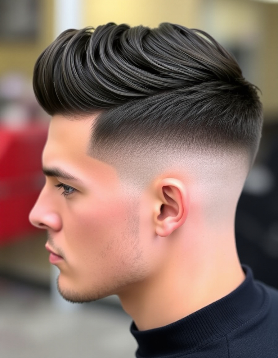 trendy buzzcut hairstyles for men