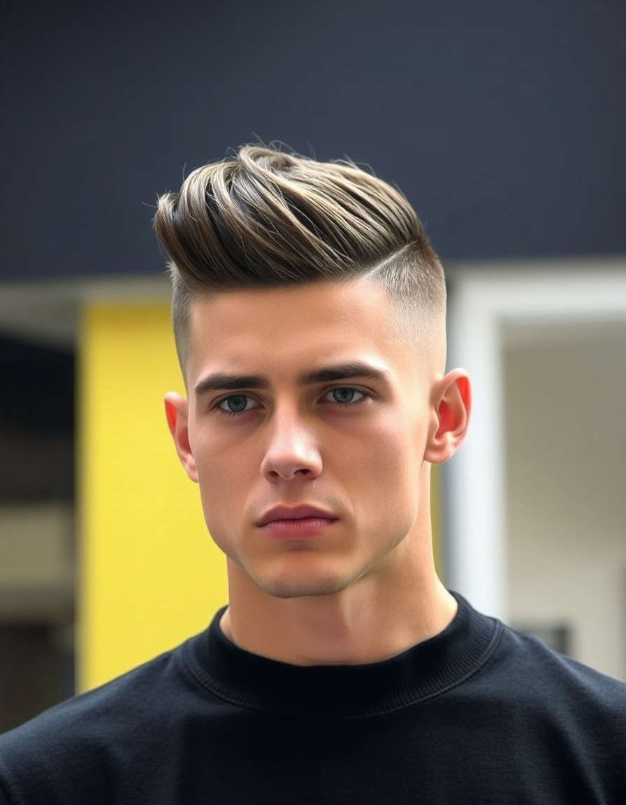 trendy buzzcut hairstyles for men