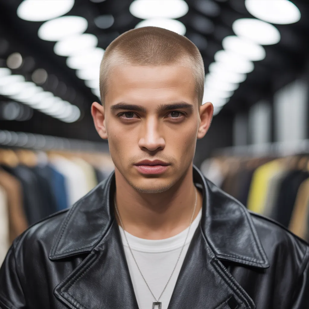 trendy buzzcut hairstyles for men