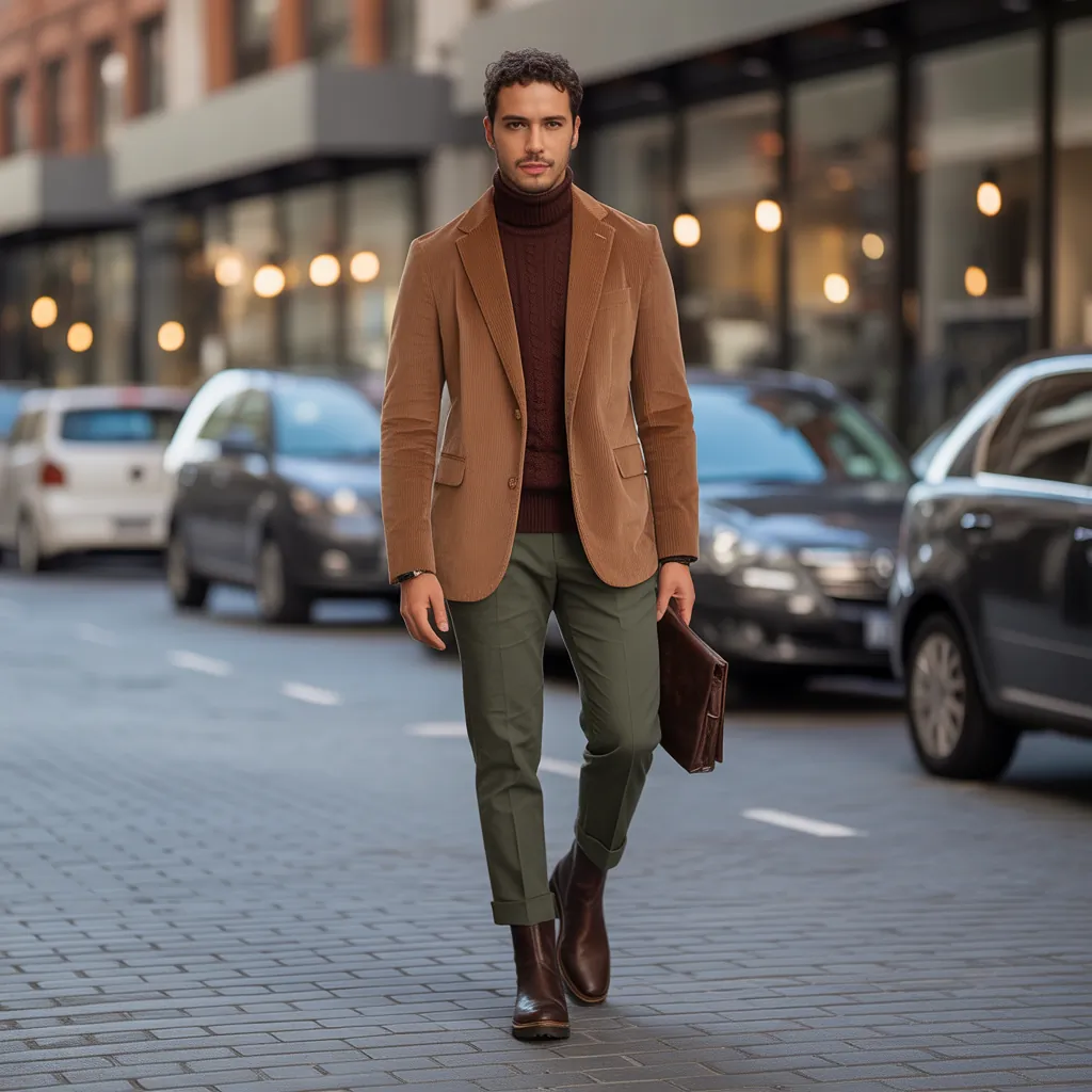 trendy corduroy shirt outfit ideas