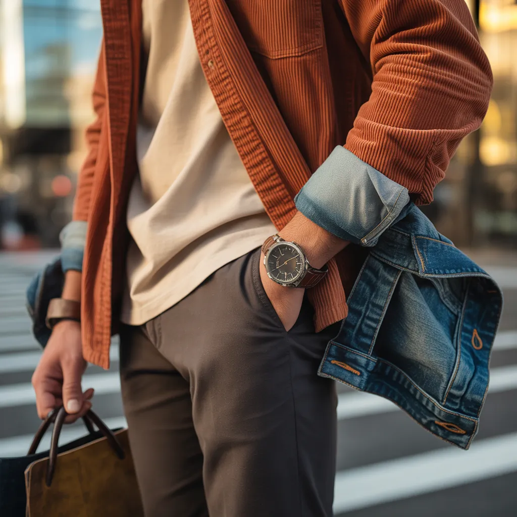 trendy corduroy shirt outfit ideas