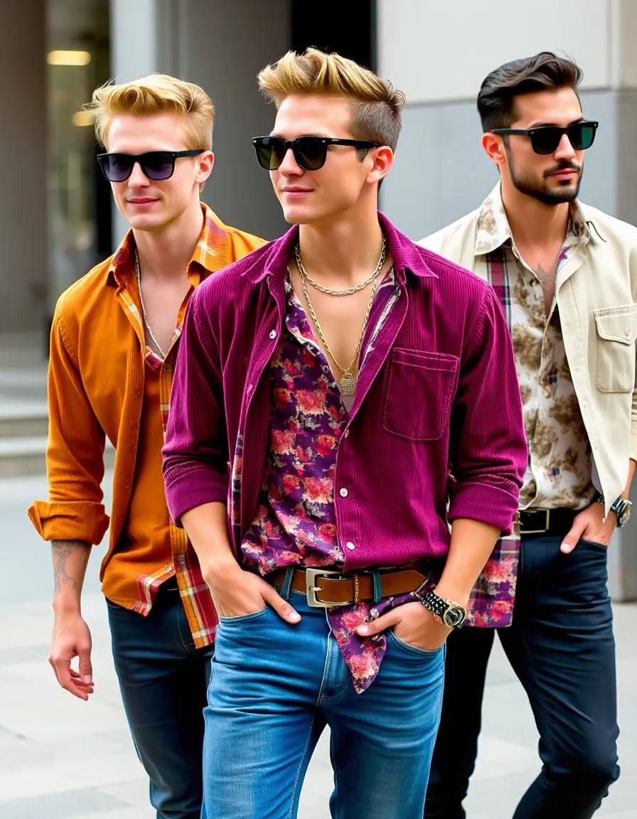 trendy corduroy shirt outfit ideas