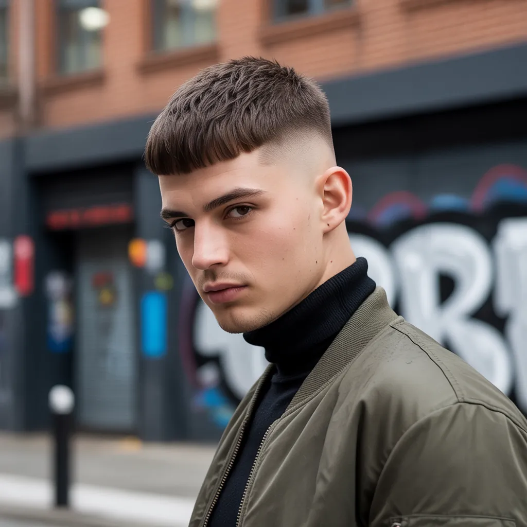 trendy french crop hair men styles