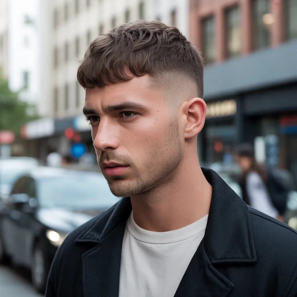 trendy french crop hair men styles