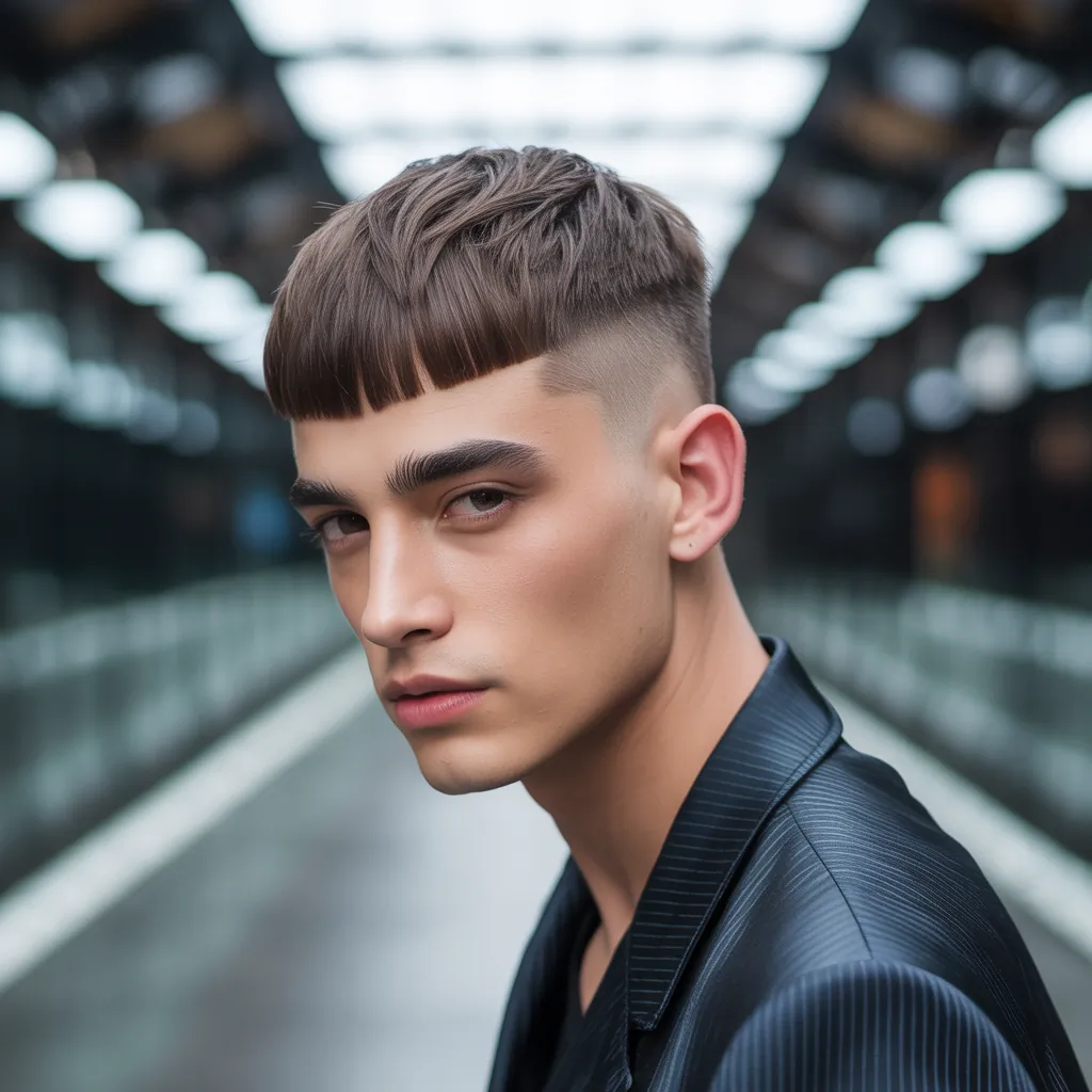 trendy french crop hair men styles