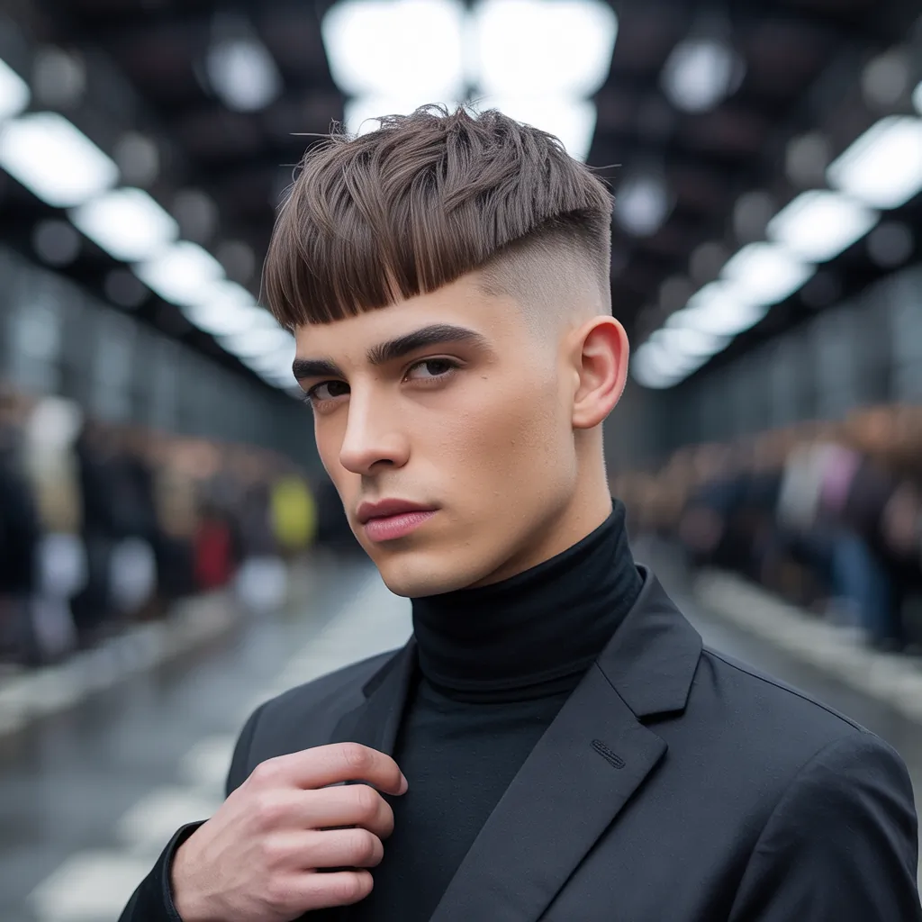 trendy french crop hair men styles