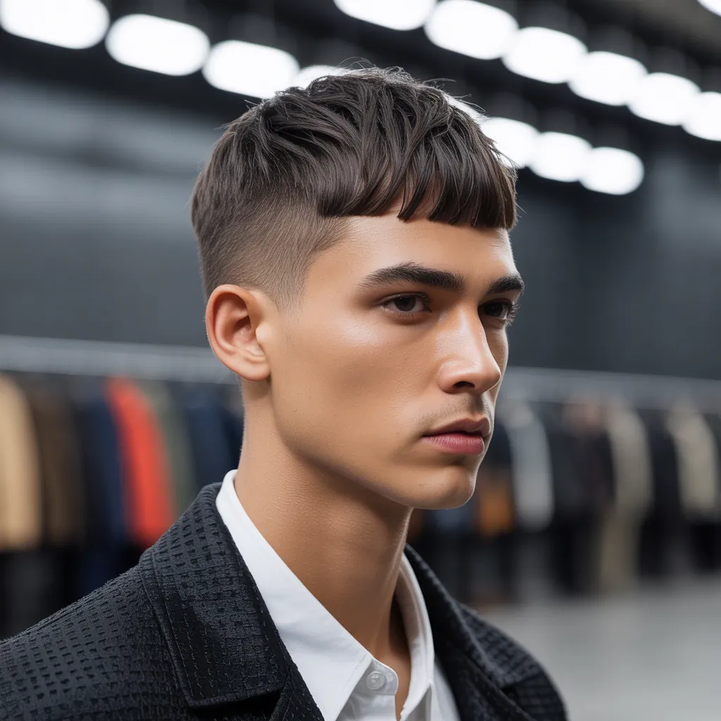 trendy french crop hair men styles