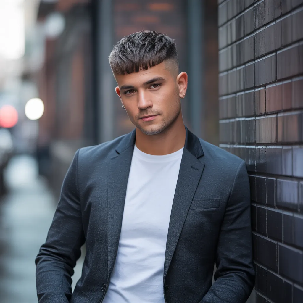 trendy french crop hair men styles