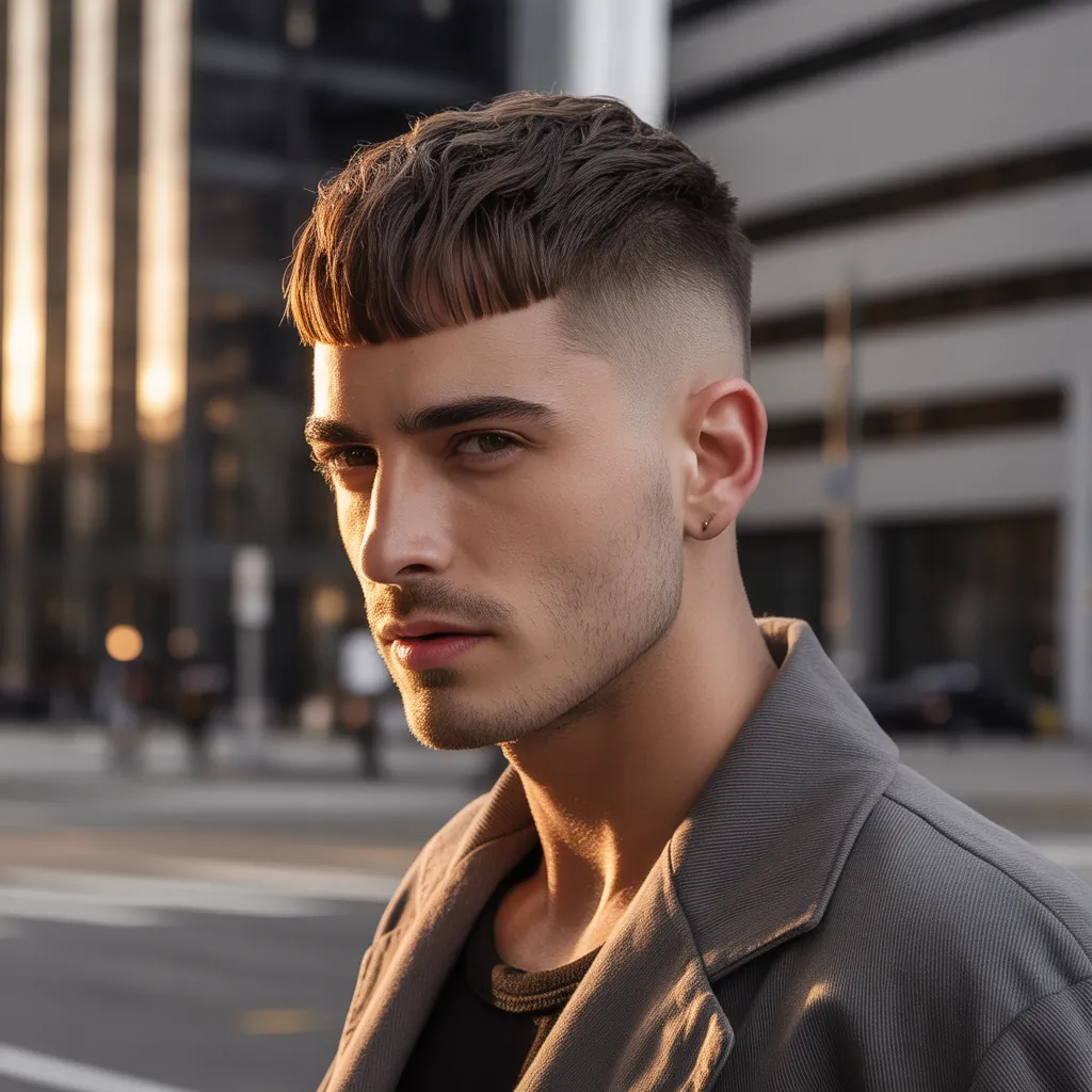 trendy french crop hair men styles