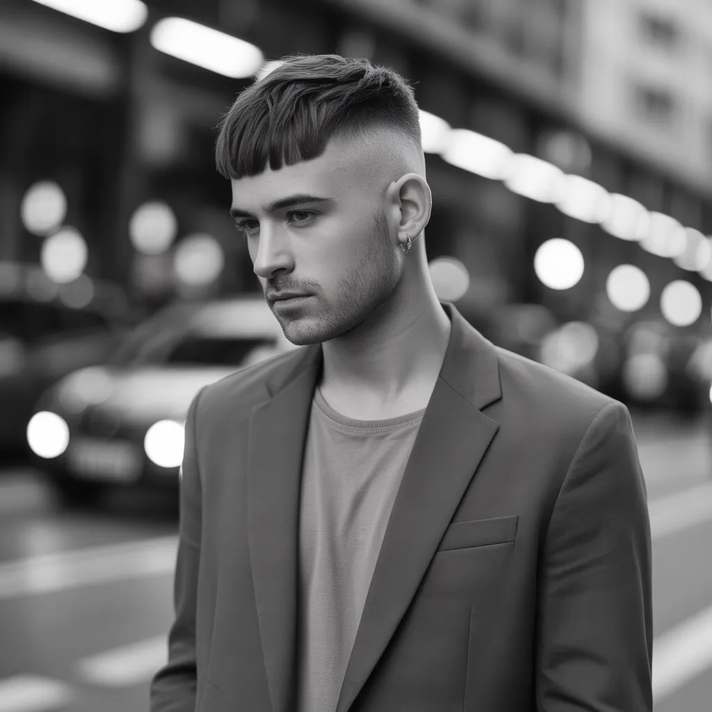 trendy french crop hair men styles