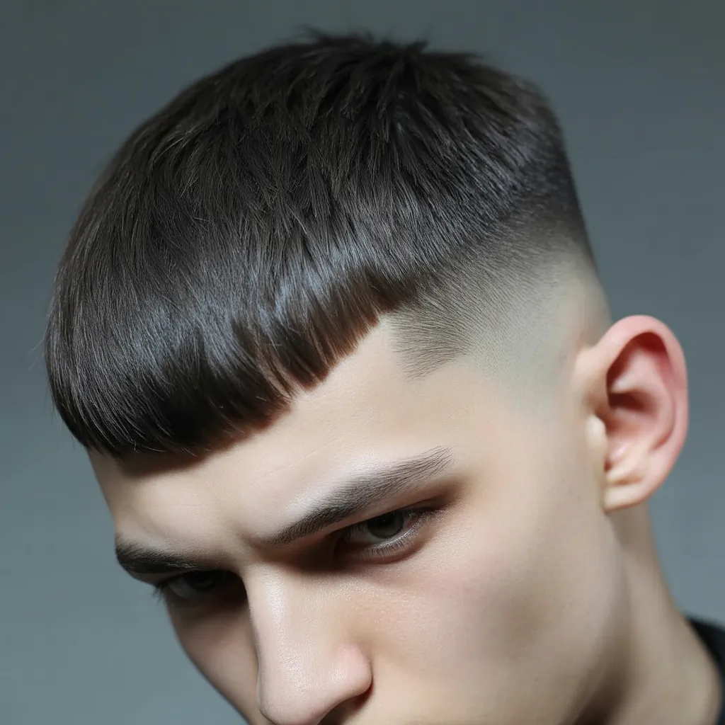 trendy french crop hair men styles