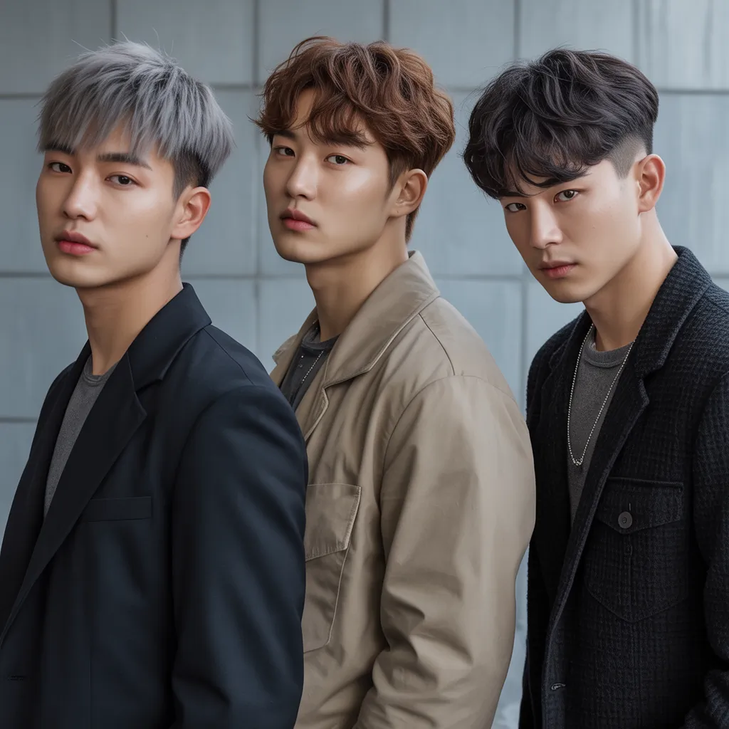 trendy korean men hairstyle ideas
