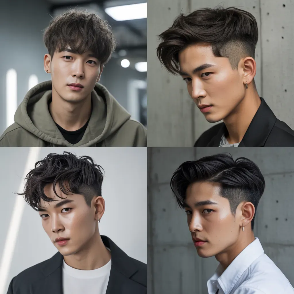 trendy korean men hairstyle ideas