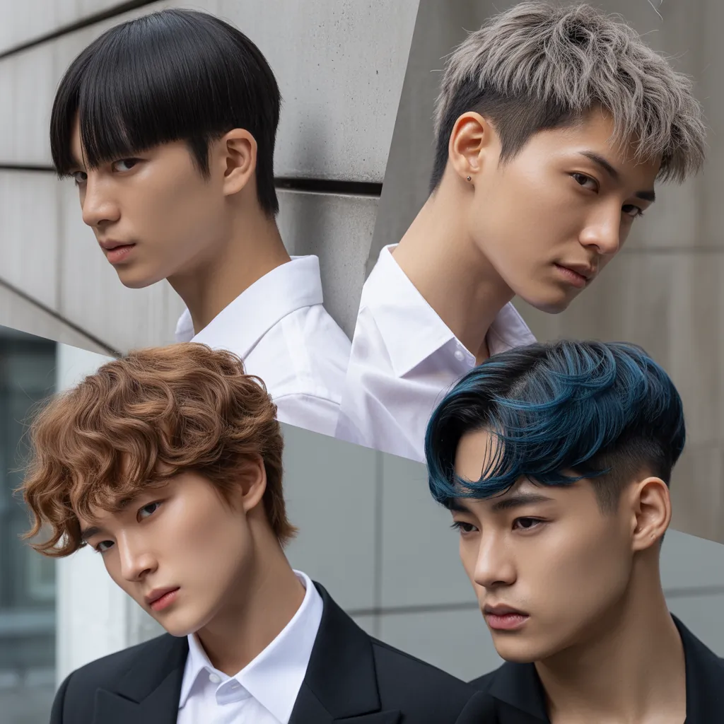 trendy korean men hairstyle ideas