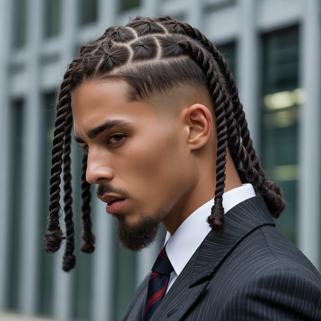 twist hairstyles men