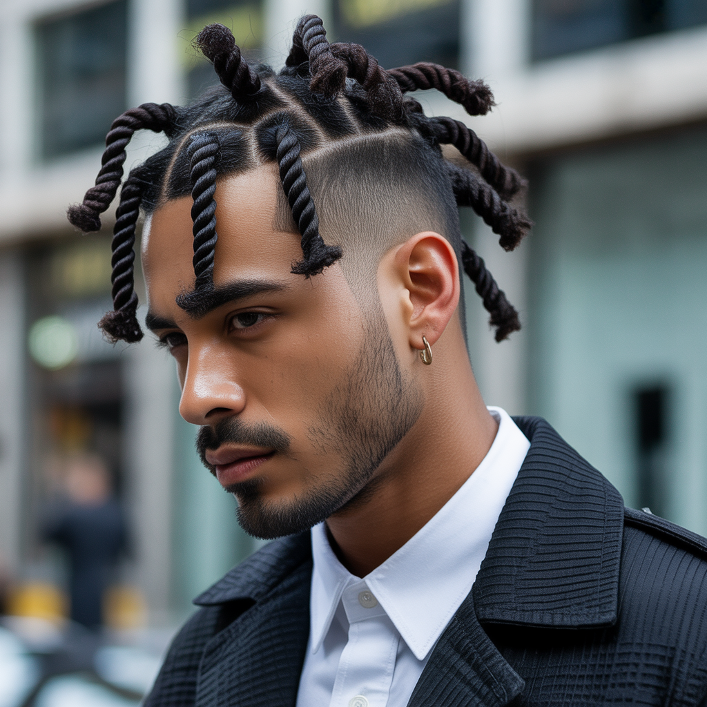 twist hairstyles men