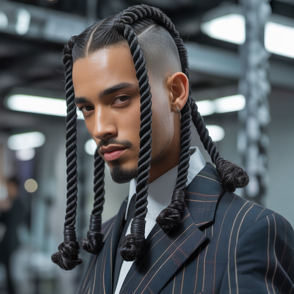 twist hairstyles men