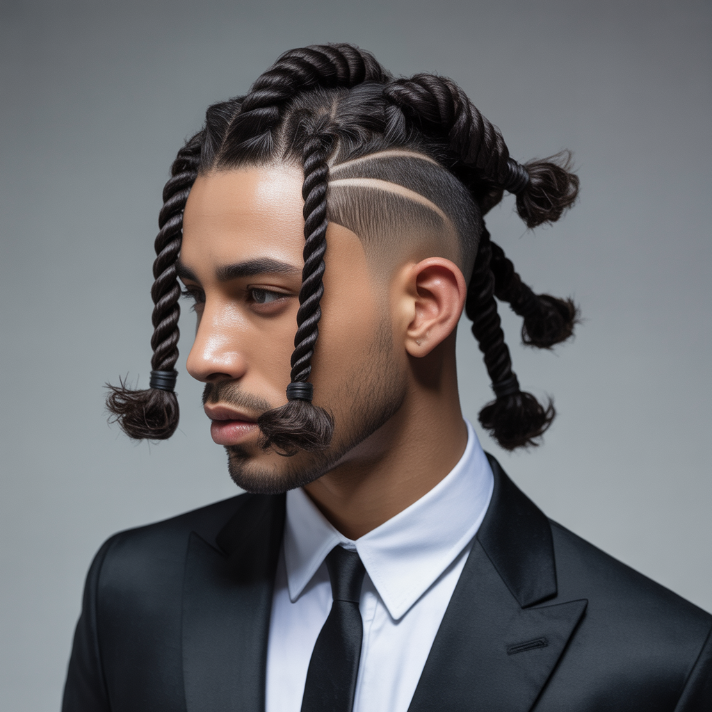 twist hairstyles men