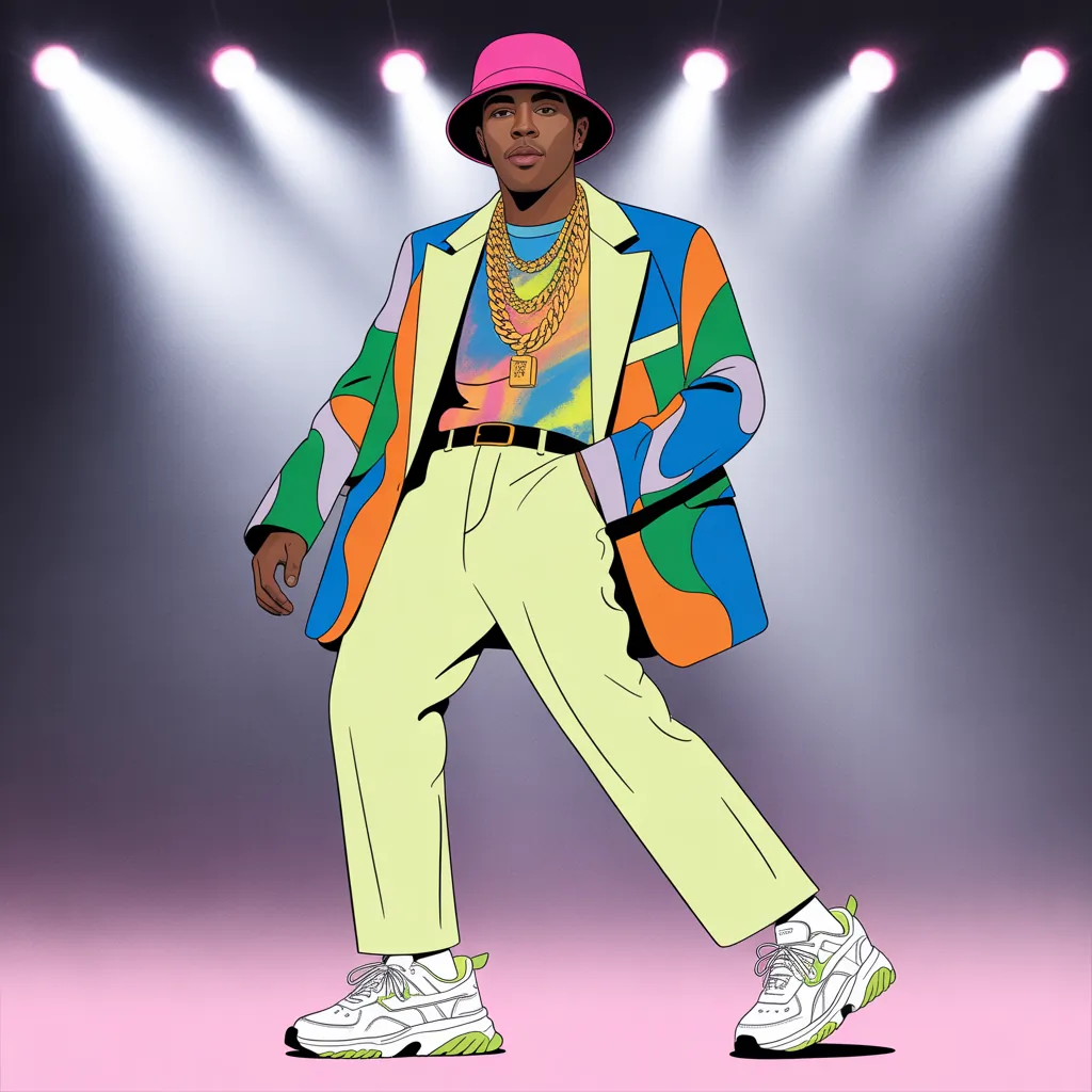 tyler the creator concert outfit