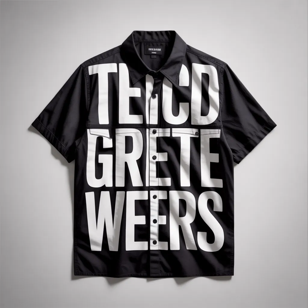 typography shirt design