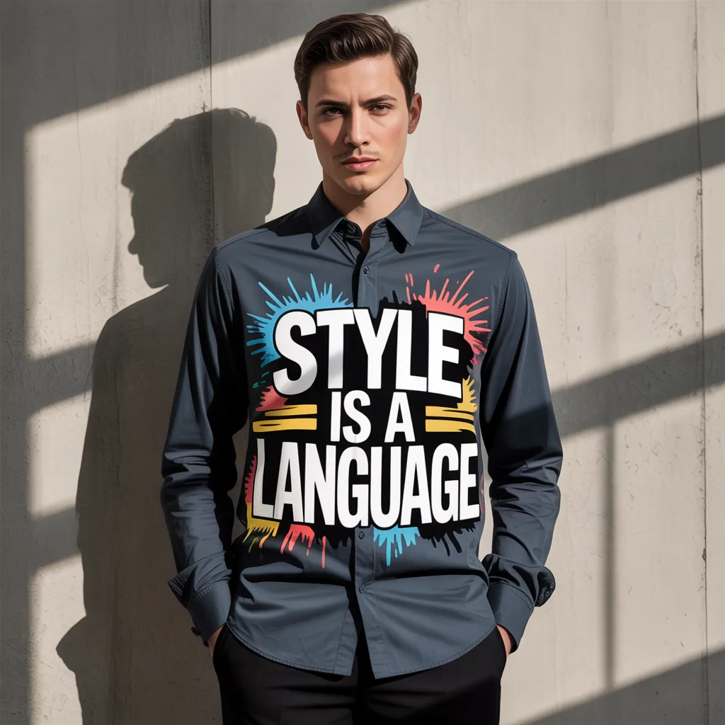 typography shirt design