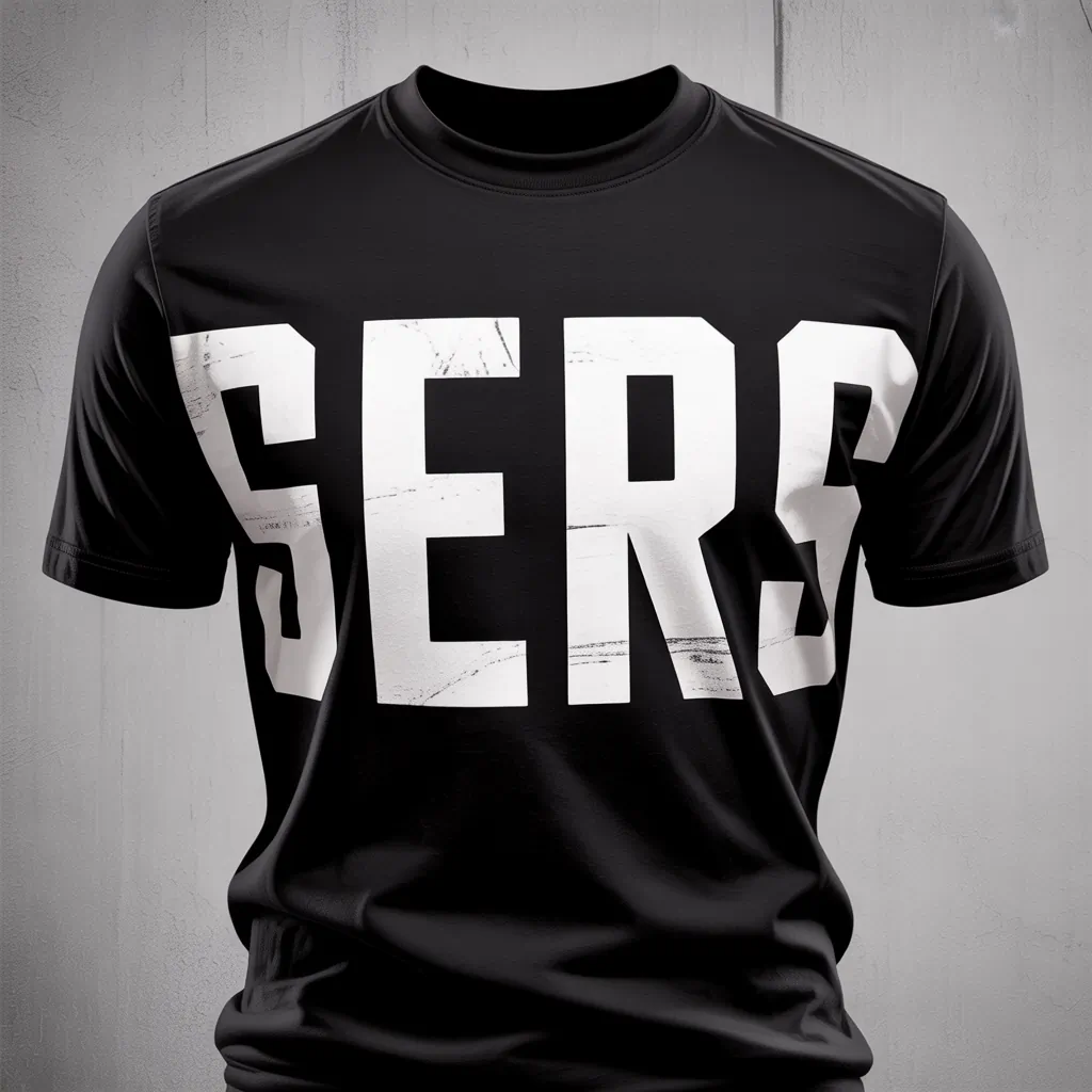 typography shirt design