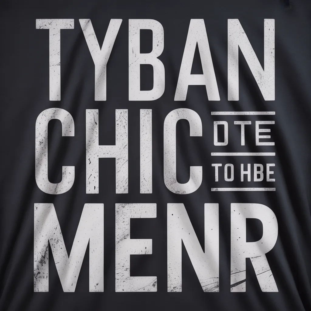 typography shirt design