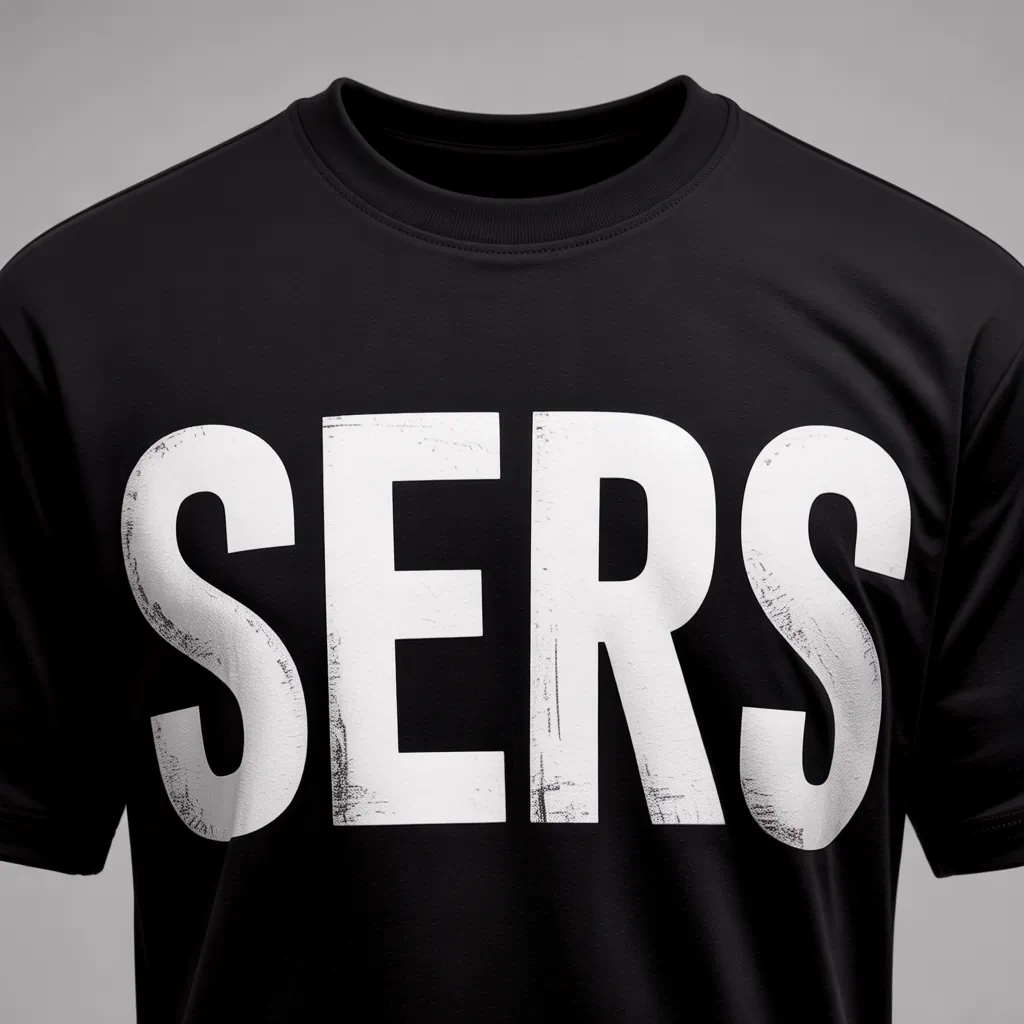 typography shirt design